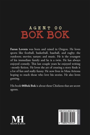 Agent 00Bok Bok - Back Cover