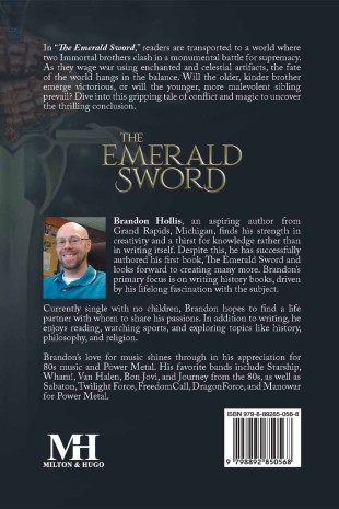 The Emerald Sword - Back Cover