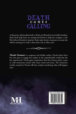 Death Comes Calling - Back Cover