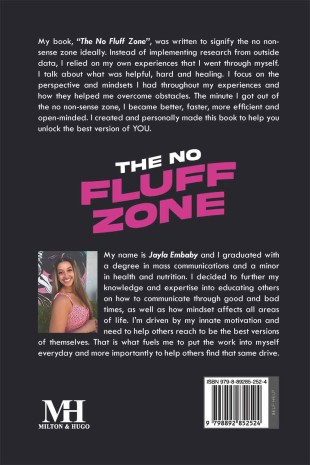 The No Fluff Zone - Back Cover