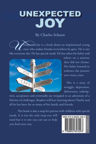 Unexpected Joy: My Journey with Charlie - Back Cover