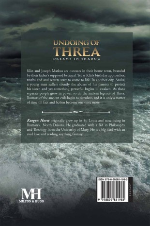 Undoing Of Threa: Dreams in Shadow - Back Cover