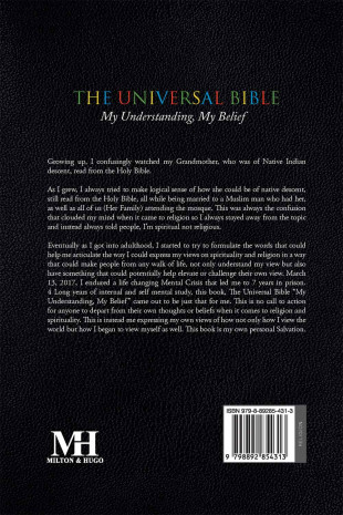 The Universal Bible: My Understanding, My Belief - Back Cover