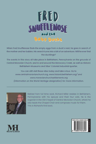 Fred Snufflenose and the Baby Ducks - Back Cover