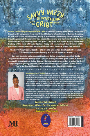 Savvy Yazzy Storytelling with the Griot - Back Cover