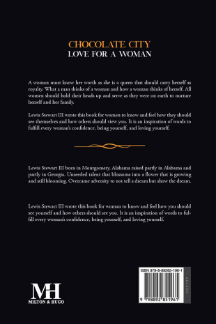 Chocolate City: Love for a Woman - Back Cover