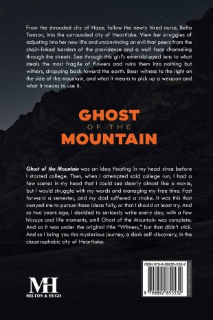 Ghost of the Mountain - Back Cover