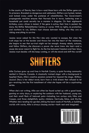 SHIFTERS: Jessica's Story - Back Cover