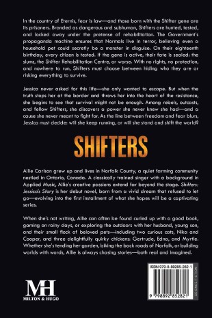 SHIFTERS: Jessica's Story - Back Cover