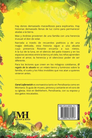 El Regalo de la Abuela - Back Cover