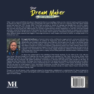 Dear Dream Maker: I Don't Sleep. I Dream - Back Cover
