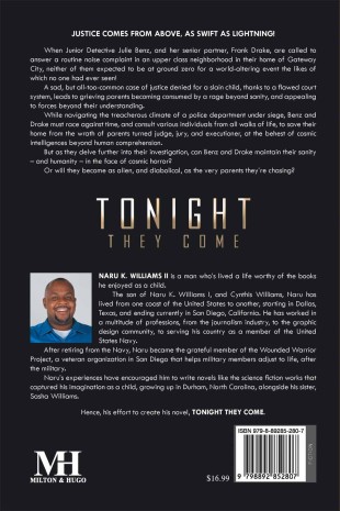 Tonight They Come - Back Cover