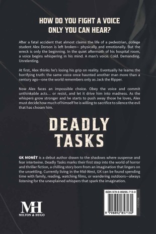Deadly Tasks - Back Cover