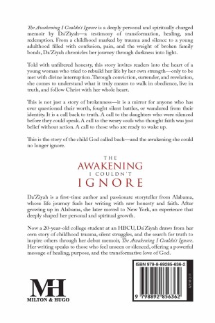 The Awakening I Couldn’t Ignore - Back Cover