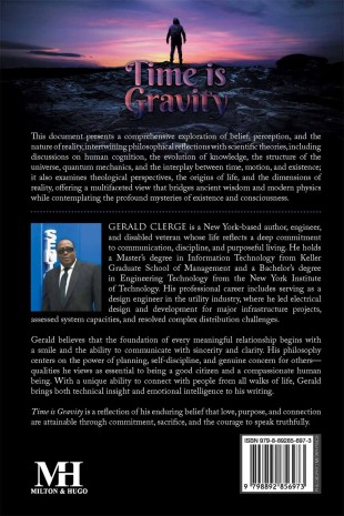 Time is Gravity: Volume Two:  Power, Faith, Civilization, and Humanity - Back Cover