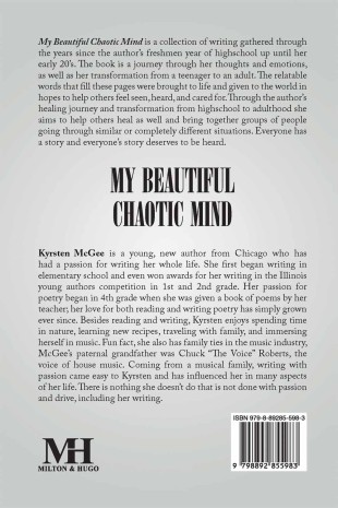 My Beautiful Chaotic Mind - Back Cover