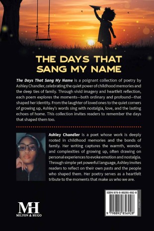 The Days that Sang My Name - Back Cover