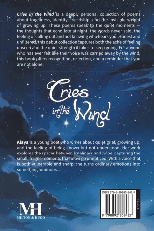 Cries in the Wind - Back Cover