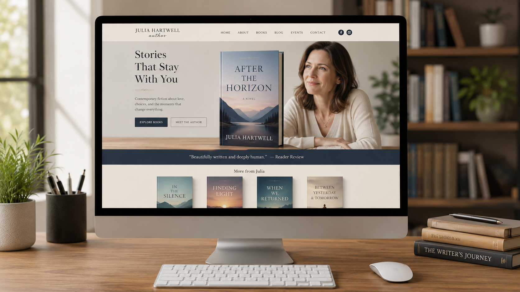 20 Author Websites and Learning What Makes Them Successful