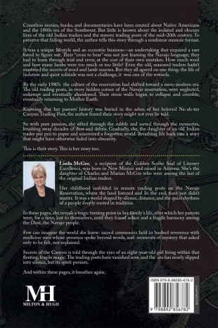 Secrets of the Canyon : A Memoir of the Vanishing Era of Trading Posts - Back Cover