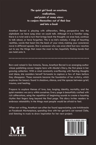 ABCDE'S Diary - Back Cover