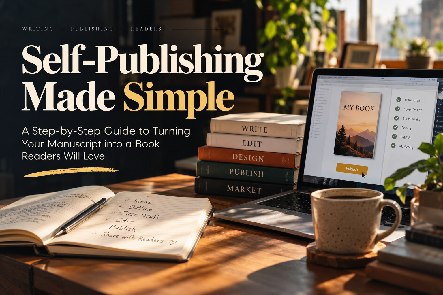 Self-Publishing Made Simple: How to Turn Your Manuscript Into a Book Readers Will Love