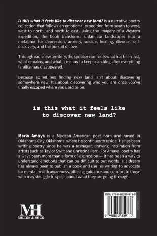 is this what it feels like to discover new land? - Back Cover