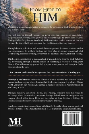 From Here to Him : Finding God in Every Season - Back Cover