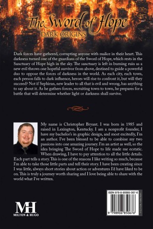 The Sword of Hope: Dark Origins - Back Cover