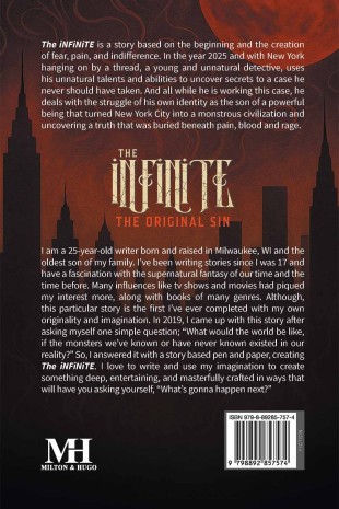 The Infinite Volume I: The Original Sin - Back Cover